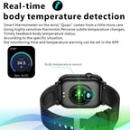QX9 Watch – 1.96" Screen, Blood Pressure Monitoring, Heart Rate Monitoring