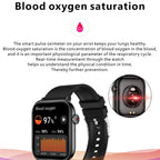 QX9 Watch – 1.96" Screen, Blood Pressure Monitoring, Heart Rate Monitoring