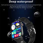 QX9 Watch – 1.96" Screen, Blood Pressure Monitoring, Heart Rate Monitoring
