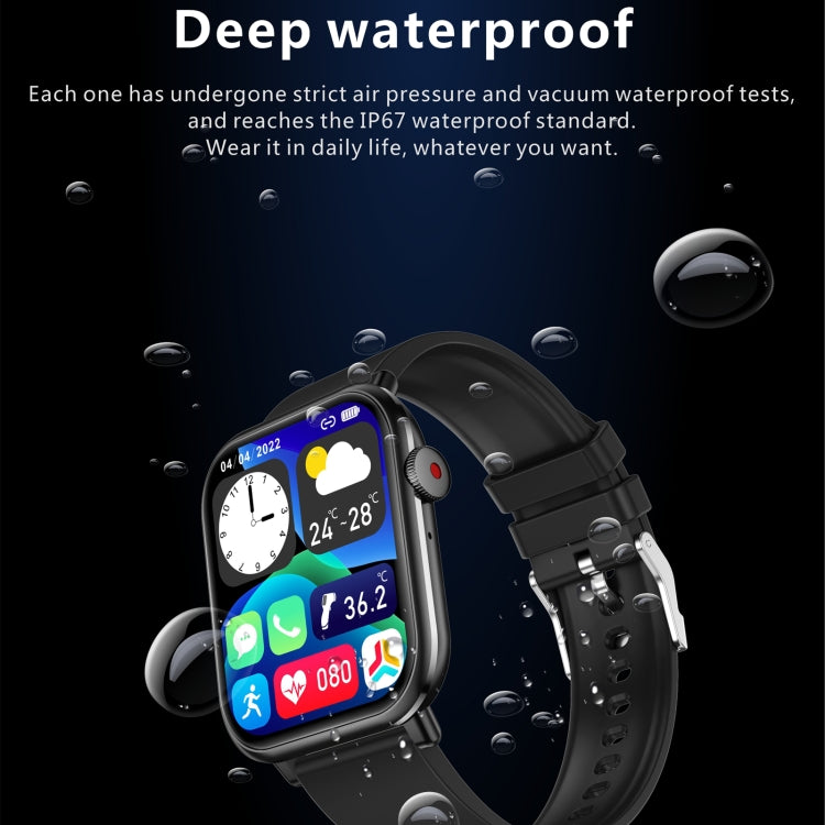 QX9 Watch – 1.96" Screen, Blood Pressure Monitoring, Heart Rate Monitoring