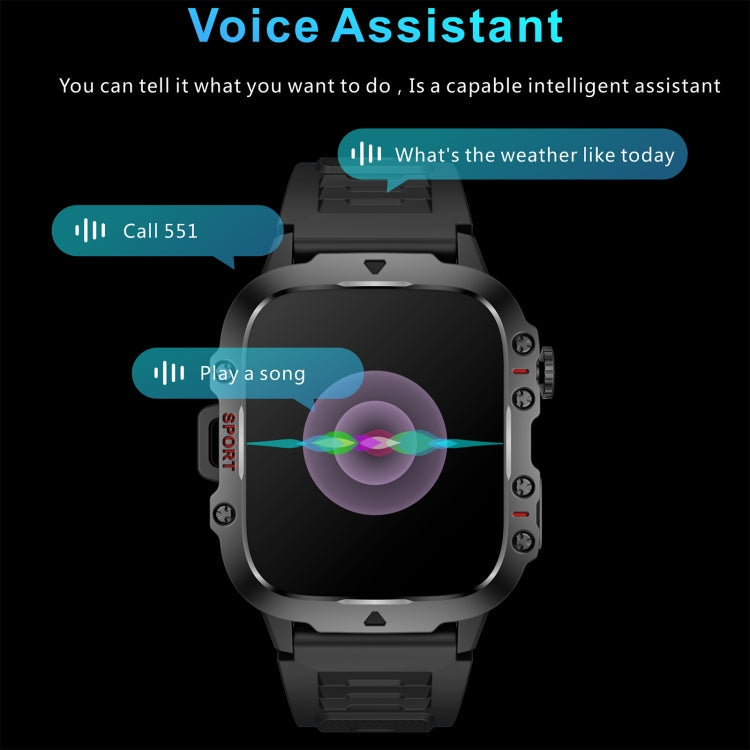 QX11 Watch – 1.96" Screen, Blood Pressure Monitoring, Heart Rate Monitoring
