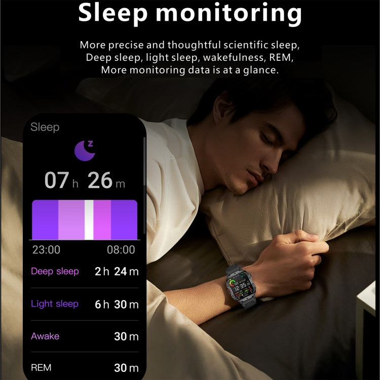 QX11 Watch – 1.96" Screen, Blood Pressure Monitoring, Heart Rate Monitoring