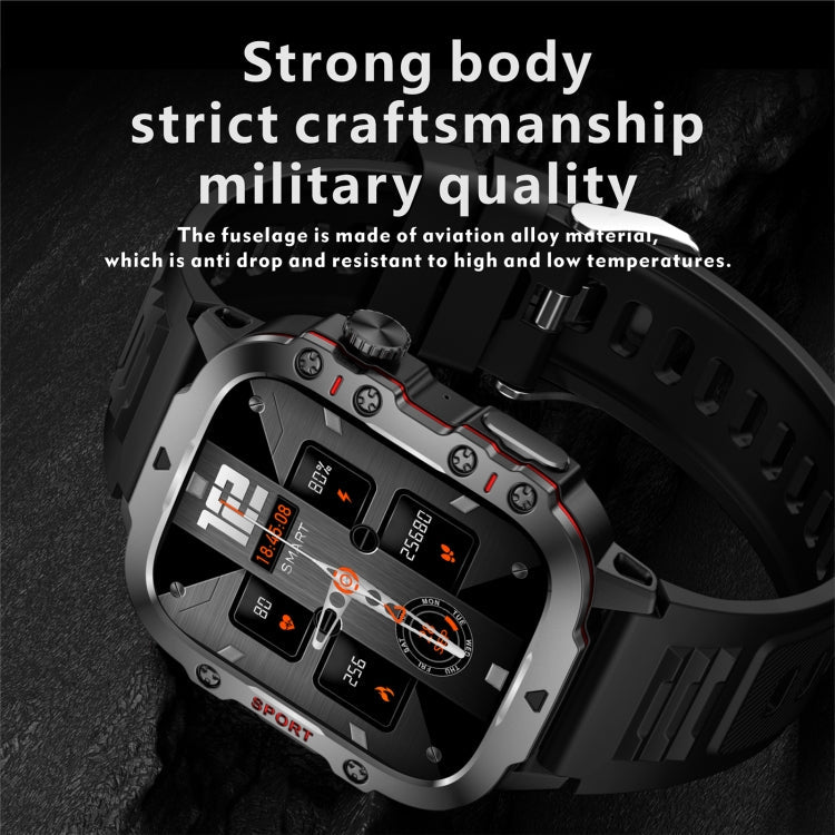QX11 Watch – 1.96" Screen, Blood Pressure Monitoring, Heart Rate Monitoring