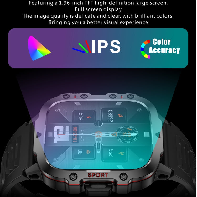 QX11 Watch – 1.96" Screen, Blood Pressure Monitoring, Heart Rate Monitoring