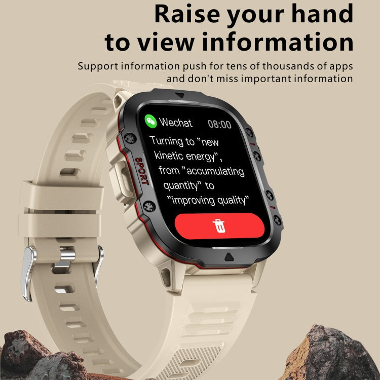 QX11 Watch – 1.96" Screen, Blood Pressure Monitoring, Heart Rate Monitoring