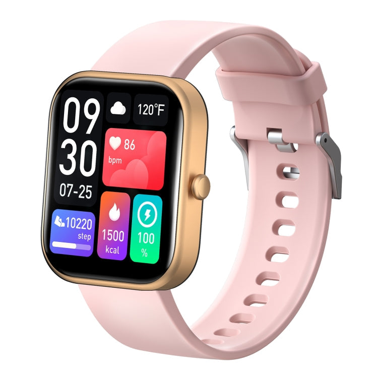 GS5 Smart Watch – 2.0" Screen, Blood Pressure Monitoring, Heart Rate Monitoring Rose Gold