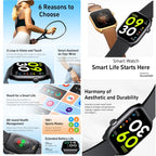 GS7 Smart Watch – 2.0" Screen, Blood Pressure Monitoring, Heart Rate Monitoring