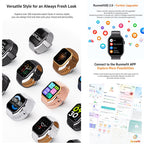 GS7 Smart Watch – 2.0" Screen, Blood Pressure Monitoring, Heart Rate Monitoring