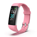 S5-4 Smart Bracelet IP68 Waterproof Heart Rate Sport Fitness Tracker Smart Watch Pink