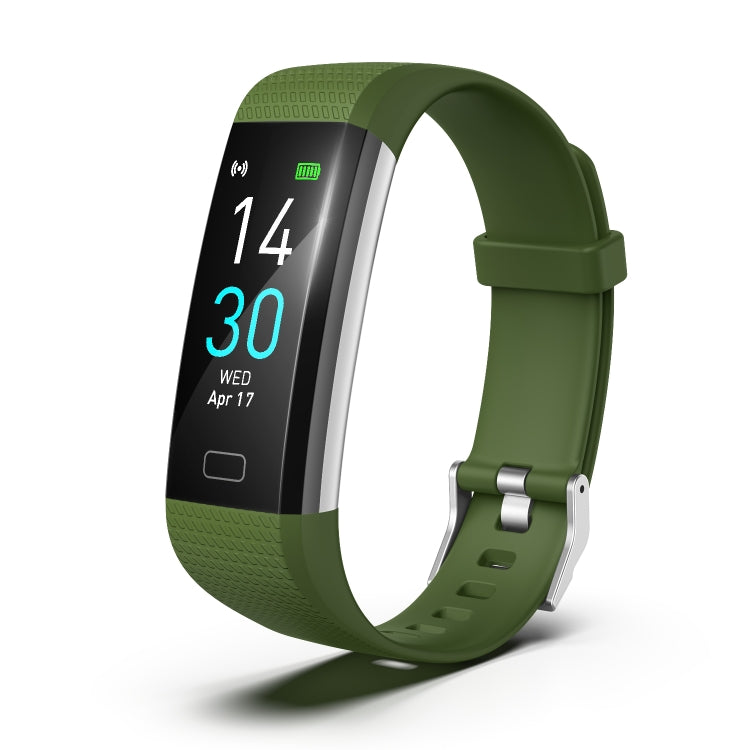 S5-4 Smart Bracelet IP68 Waterproof Heart Rate Sport Fitness Tracker Smart Watch Army Green