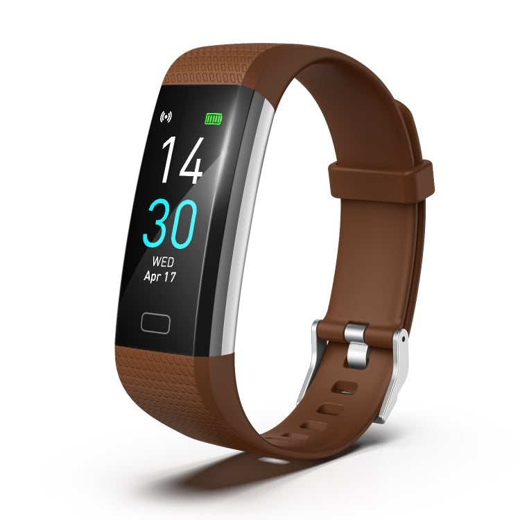 S5-4 Smart Bracelet IP68 Waterproof Heart Rate Sport Fitness Tracker Smart Watch Brown