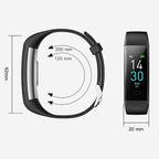 S5-4 Smart Bracelet IP68 Waterproof Heart Rate Sport Fitness Tracker Smart Watch