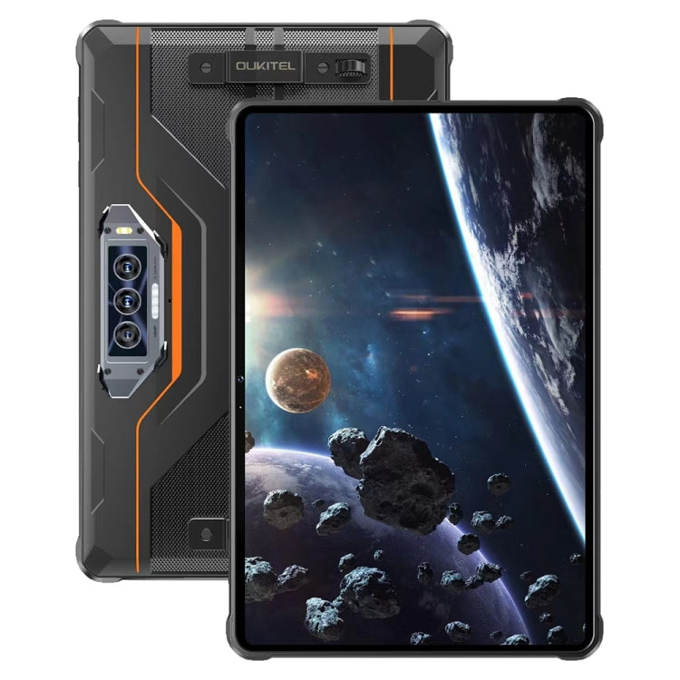OUKITEL RT8 4G Network IP68/IP69K Rugged Tablet, 11 inch Android 13 MediaTek Helio G99 Quad Core Support Dual SIM, EU Plug, RT8 6GB+256GB – Bluetooth RT8 6GB+256GB Orange