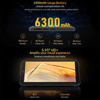 Oukitel WP32, IP68/IP69K, 5.93 inch Android 13 Unisoc Tiger T606 Octa-core, NFC, OTG, Network: 4G, 4GB+128GB – Magnetic, Bluetooth