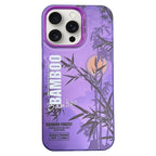 Creative Oil Painting Colorful Sunset Scenery TPU + PC Shockproof Phone Case, For iPhone 13 Pro Max, For iPhone 13 Pro, For iPhone 13, For iPhone 12, For iPhone 12 Pro Max, For iPhone 12 Pro For iPhone 13 Pro Max Purple Bamboo
