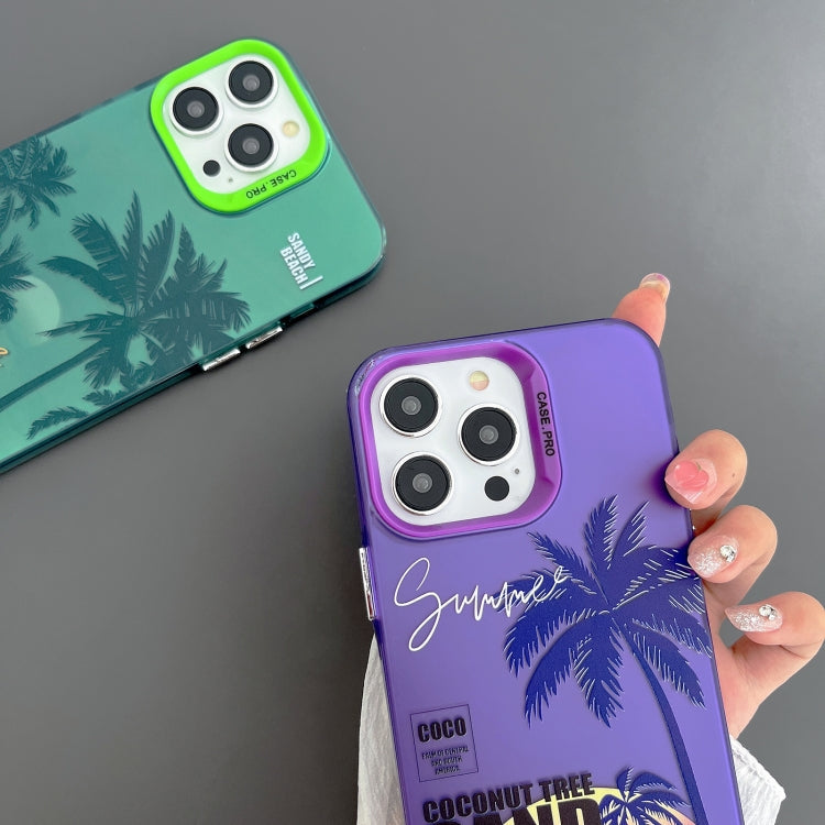 Creative Oil Painting Colorful Sunset Scenery TPU + PC Shockproof Phone Case, For iPhone 15 Pro Max, For iPhone 15 Pro, For iPhone 15, For iPhone 14, For iPhone 14 Pro, For iPhone 14 Pro Max