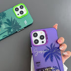 Creative Oil Painting Colorful Sunset Scenery TPU + PC Shockproof Phone Case, For iPhone 11