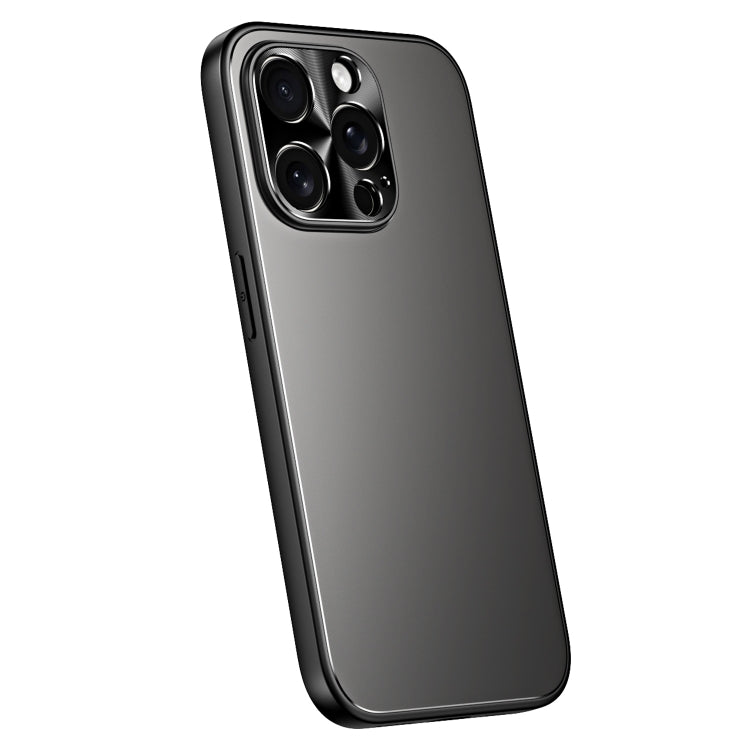 R-JUST RJ-61 Electroplating Frosted TPU + PC Phone Case, For iPhone 15 Pro Max, For iPhone 15 Pro, For iPhone 15 Plus, For iPhone 15, For iPhone 14 Plus, For iPhone 14 For iPhone 15 Pro Max Grey