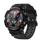 ATTACK Watch – 1.32" Screen, Blood Pressure Monitoring, Heart Rate Monitoring Black