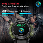 ATTACK Watch – 1.32" Screen, Blood Pressure Monitoring, Heart Rate Monitoring