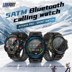 ATTACK Watch – 1.32" Screen, Blood Pressure Monitoring, Heart Rate Monitoring