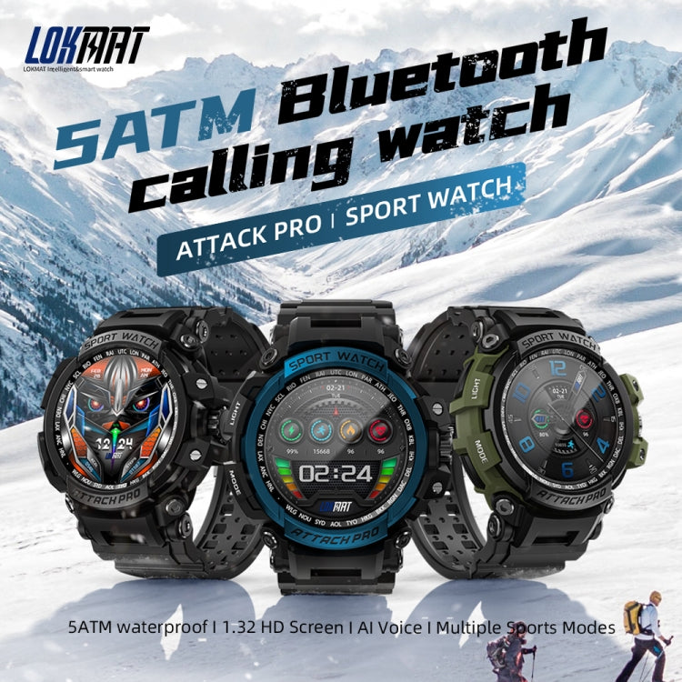 ATTACK Watch – 1.32" Screen, Blood Pressure Monitoring, Heart Rate Monitoring