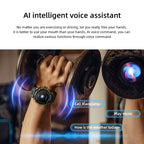 ATTACK Watch – 1.32" Screen, Blood Pressure Monitoring, Heart Rate Monitoring