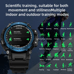 ATTACK Watch – 1.32" Screen, Blood Pressure Monitoring, Heart Rate Monitoring