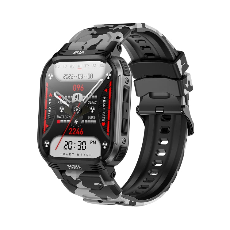 LEMFO LT08 1.85 inch TFT Screen Smart Watch Supports Bluetooth Calls Gun Black