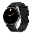 LEMFO LF35 1.43 inch AMOLED Round Screen Silicone Strap Smart Watch Supports Blood Oxygen Detection Black
