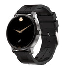LEMFO LF35 1.43 inch AMOLED Round Screen Silicone Strap Smart Watch Supports Blood Oxygen Detection Black