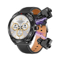 LEMFO T95 1.52 inch IPS Screen 2 in 1 Bluetooth Earphone Smart Watch Support Health Monitoring Black