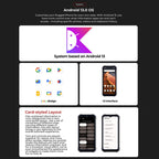 HOTWAV T7 Rugged Phone, 6280mAh, 6.52 inch Android 13 MT8788 Octa Core, Network: 4G, OTG, 4GB+128GB – Magnetic, Bluetooth, Aluminum Alloy