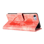 Pen Heart Cat Embossed Leather Phone Case, For iPhone 7 / 8 / SE 2022, For iPhone 13 Pro Max, For iPhone 13 Pro, For iPhone 13