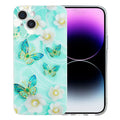 Colorful Painting Pattern TPU Phone Case, For iPhone 14, For iPhone 14 Pro, For iPhone 14 Pro Max For iPhone 14 Butterflies