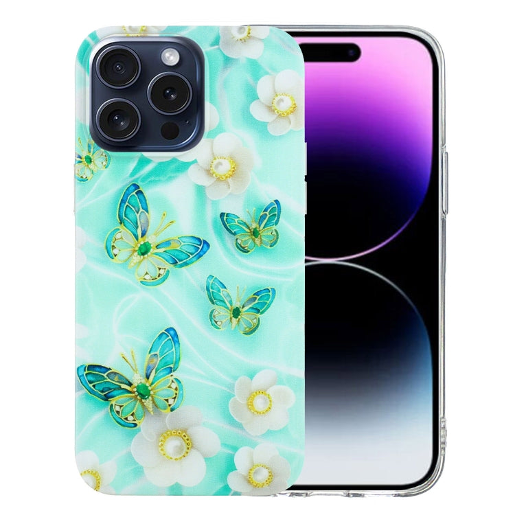 Colorful Painting Pattern TPU Phone Case, For iPhone 16 Pro Max, For iPhone 16 Pro, For iPhone 16 Plus For iPhone 16 Pro Max Butterflies