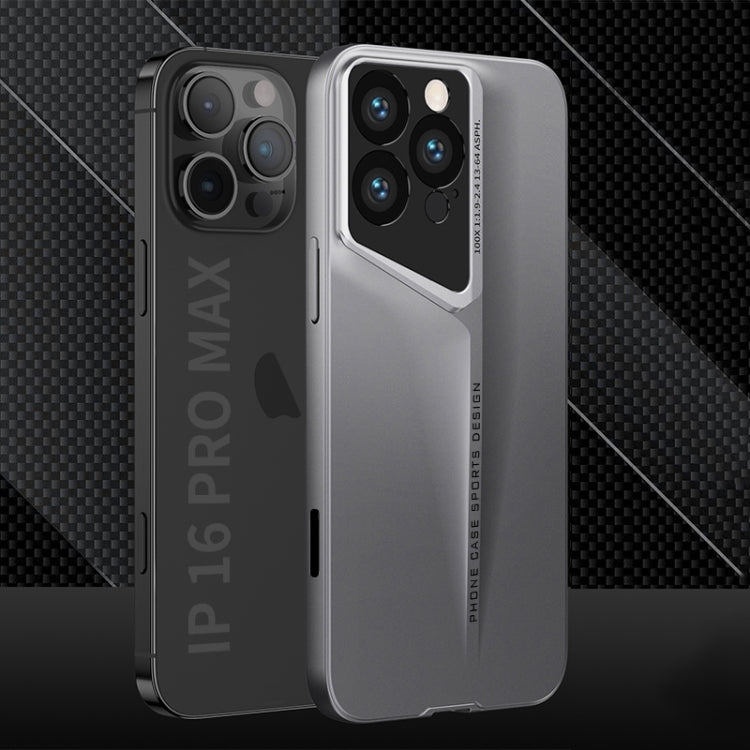 GKK Blade Ultra-thin Full Coverage Phone Case, For iPhone 16 Pro Max, For iPhone 16 Pro, For iPhone 16 Plus, For iPhone 16, For iPhone 15 Pro Max, For iPhone 15 Pro For iPhone 16 Pro Max Grey