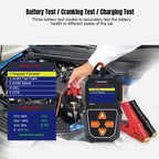 KONNWEI KW218 2.4 inch Color Screen Car Battery Tester, KW218 – TPU