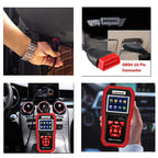 KONNWEI KW851 2 in 1 Car OBDll Scanner Diagnostic Tool Oil Service Light Reset, KW851 – Durable Build, Easy to Use