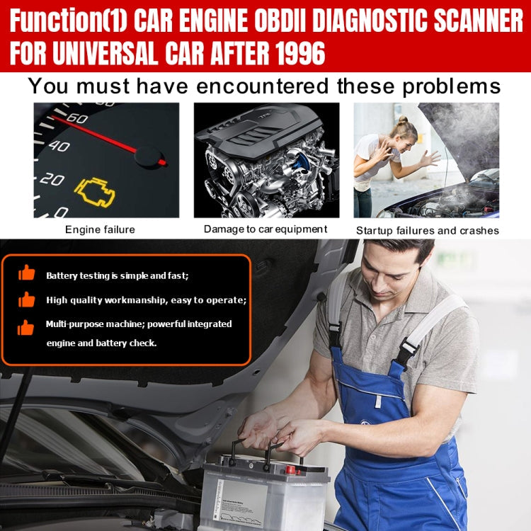 KONNWEI KW851 2 in 1 Car OBDll Scanner Diagnostic Tool Oil Service Light Reset, KW851 – Durable Build, Easy to Use