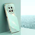 XINLI Straight 6D Plating Gold Edge TPU Phone Case – TPU, For Huawei Mate 70 Pro / 70 Pro+, For Huawei Mate 70, For Huawei Nova 13 Pro
