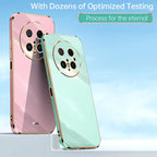 XINLI Straight 6D Plating Gold Edge TPU Phone Case – TPU, For Huawei Mate 70 Pro / 70 Pro+, For Huawei Mate 70, For Huawei Nova 13 Pro