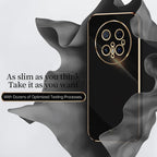 XINLI Straight 6D Plating Gold Edge TPU Phone Case – TPU, For Huawei Mate 70 Pro / 70 Pro+, For Huawei Mate 70, For Huawei Nova 13 Pro