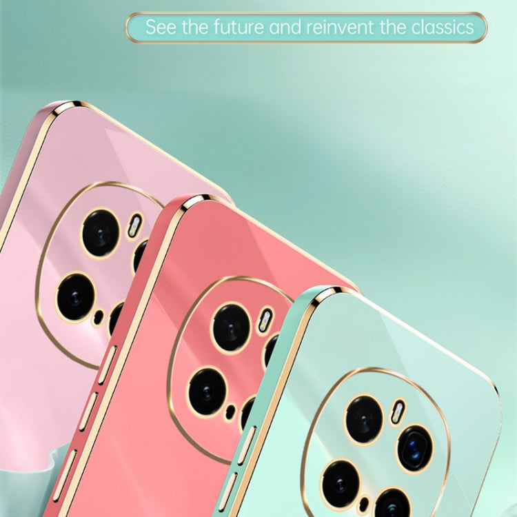 XINLI Straight 6D Plating Gold Edge TPU Shockproof Case with Ring Holder – Shockproof, Ring Holder, TPU, For Honor Magic7 Pro, For Honor Magic7, For Honor X60 Pro