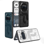 GKK Skin Feel Leather Phone Case – Magnetic, Kickstand, Leather, For Nothing Phone 3a, For Nothing Phone 3a Pro