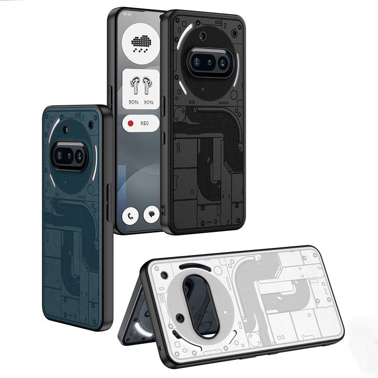 GKK Skin Feel Leather Phone Case – Magnetic, Kickstand, Leather, For Nothing Phone 3a, For Nothing Phone 3a Pro