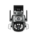 Q821 4MP Binocular Zoom Dual Light Source Outdoor IP67 Waterproof WiFi Camera, Q821 Q821 EU Plug