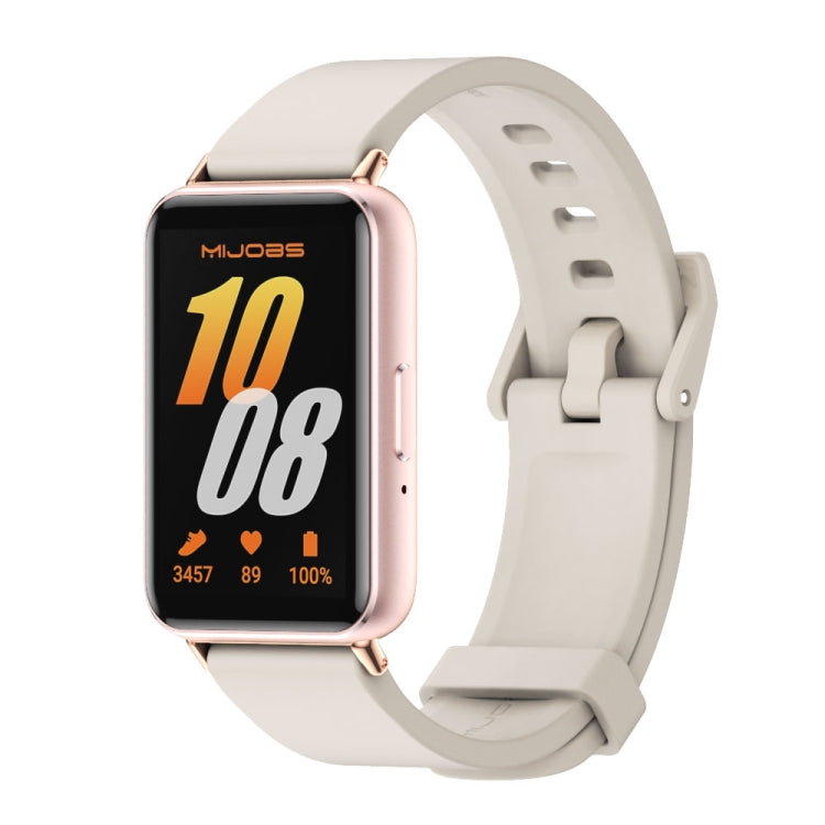 Watch Band – Silicone (Samsung Galaxy Fit 3) For Samsung Galaxy Fit 3 Grey+Rose Gold