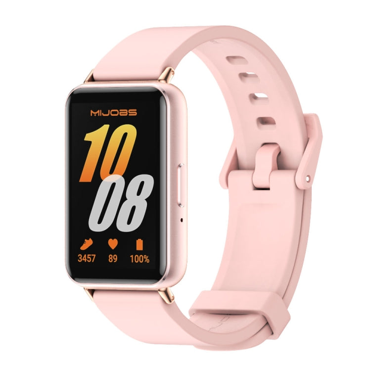 Watch Band – Silicone (Samsung Galaxy Fit 3) For Samsung Galaxy Fit 3 Pink+Rose Gold