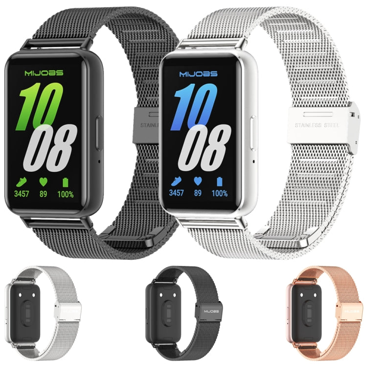 Milan Buckle Metal Watch Band, For Samsung Galaxy Fit 3